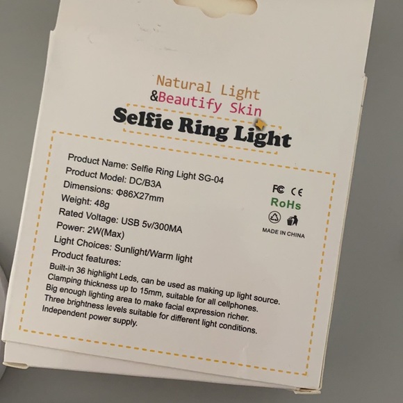 TWO EUC selfie clip on ring lights iPhone/laptop - Picture 2 of 2